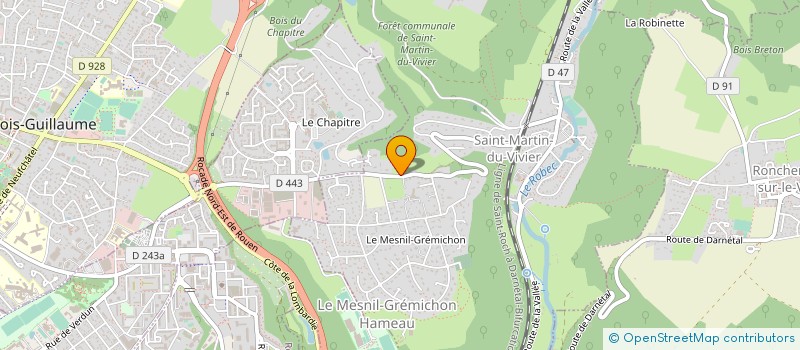 localisation de l'entreprise LA BERTELIERE à SAINT-MARTIN-DU-VIVIER