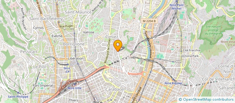 localisation de l'entreprise LA BESNARDERIE  NICE