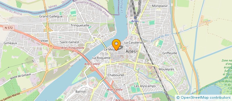 localisation de l'entreprise LA BETE NOIRE à ARLES