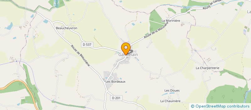 localisation de l'entreprise LA BETE NOIRE à GANDELAIN