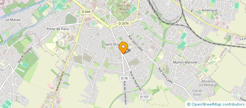 localisation de l'entreprise LA BETIZ CON  CAMBRAI