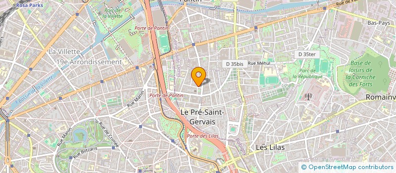 localisation de l'entreprise LA BETONNIERE à LE PRE-SAINT-GERVAIS