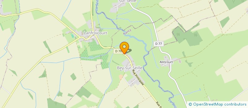 localisation de l'entreprise LA BEYENNE  BEY-SUR-SEILLE