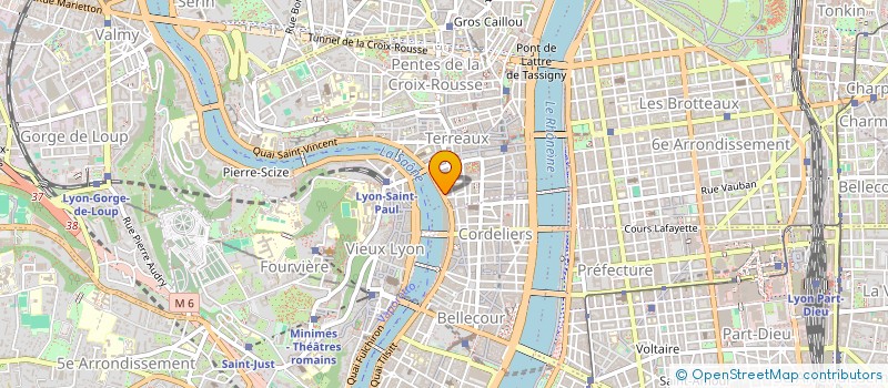 localisation de l'entreprise LA BF 15 à LYON