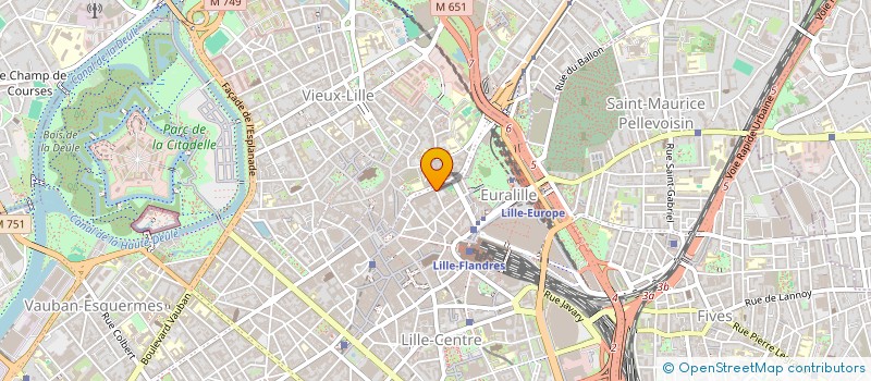 localisation de l'entreprise LA BGPE à LESQUIN