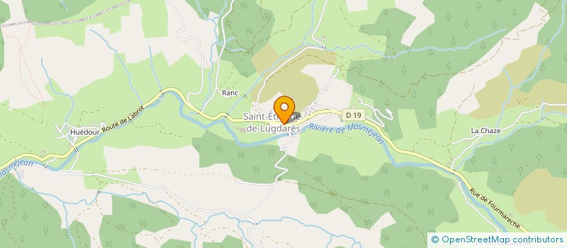 localisation de l'entreprise LA BIASSE DU MOULIN  SAINT-ETIENNE-DE-LUGDARES