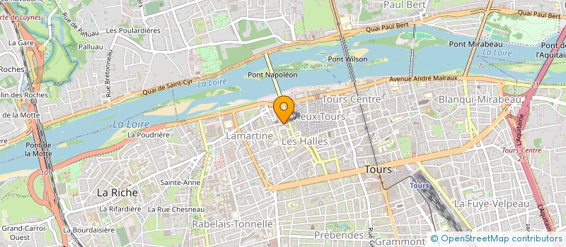 localisation de l'entreprise LA BIBLIO DES PETITS ARTISTES à TOURS