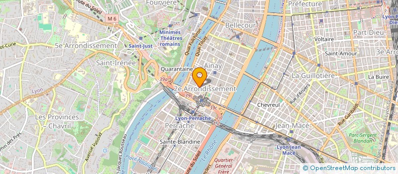 localisation de l'entreprise LA BIBLIOTHEQUE  LYON