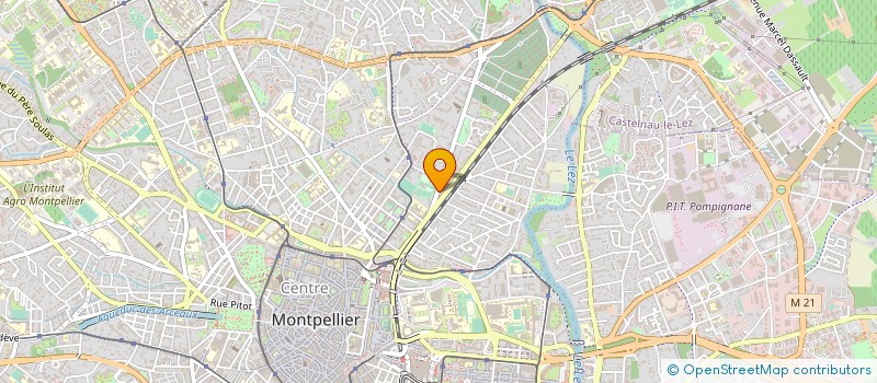 localisation de l'entreprise LA BIBLIOTHEQUE BAVARDE à MONTPELLIER