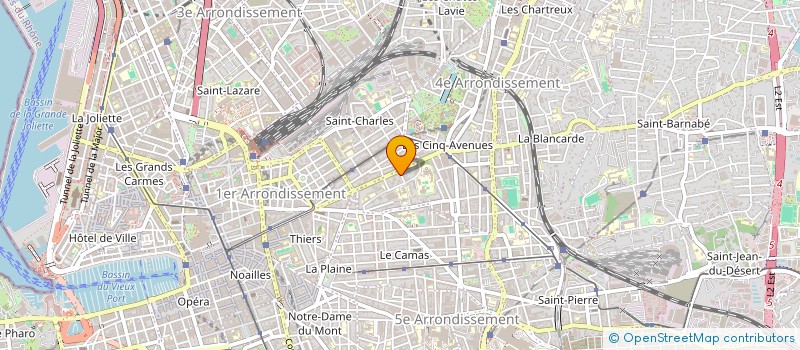 localisation de l'entreprise LA BIBLIOTHEQUE ITALIENNE à MARSEILLE