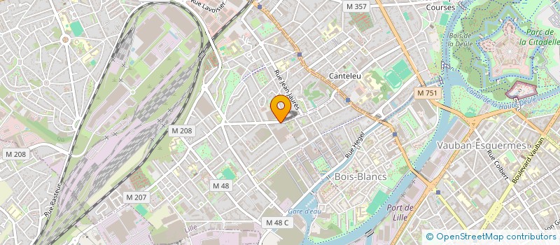 localisation de l'entreprise LA BICAUDALE  LILLE
