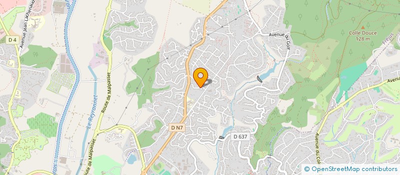 localisation de l'entreprise LA BICHE à FREJUS