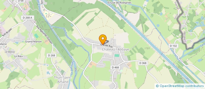 localisation de l'entreprise LA BICHE AU BOIS  CHATEAU-L'ABBAYE