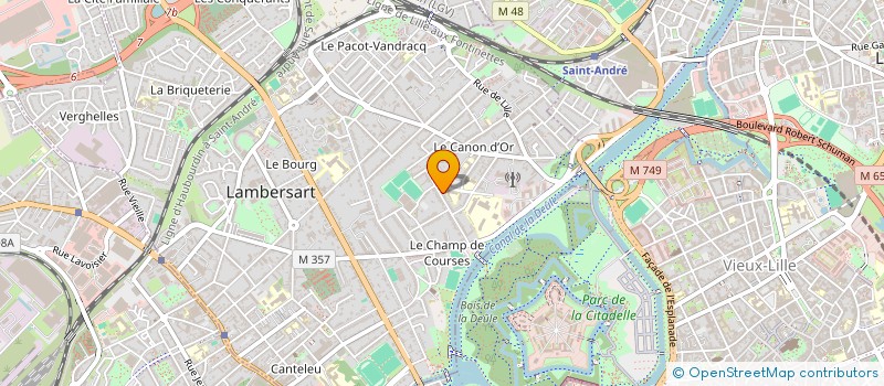 localisation de l'entreprise LA BICHELIERE à LAMBERSART