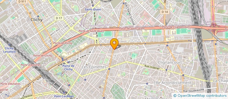 localisation de l'entreprise LA BICHETTE à PARIS