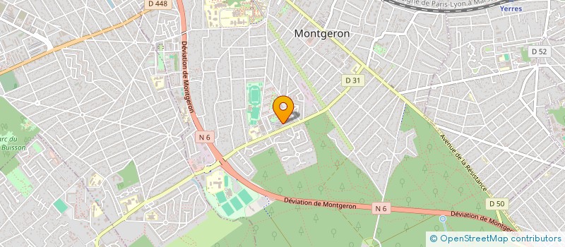 localisation de l'entreprise LA BICHONNERIE à MONTGERON