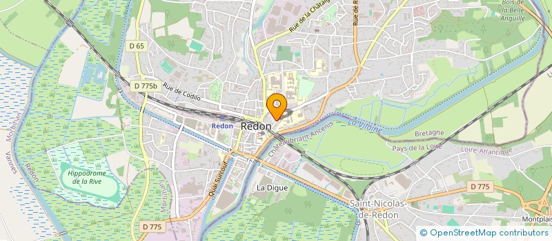 localisation de l'entreprise LA BICOQUE  REDON