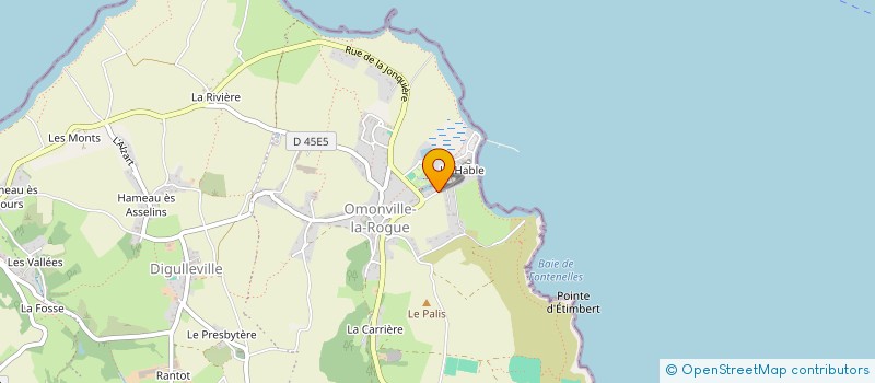 localisation de l'entreprise LA BICOQUE  LA HAGUE