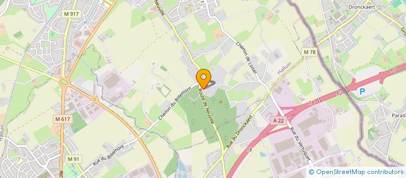 localisation de l'entreprise LA BICOQUE  HALLUIN