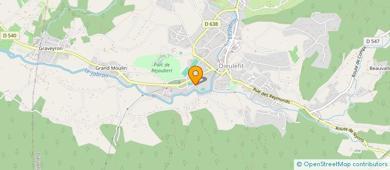 localisation de l'entreprise LA BICOQUE  DIEULEFIT