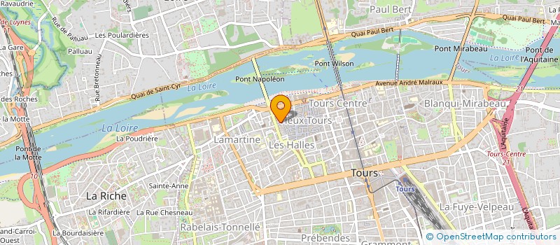 localisation de l'entreprise LA BICYCLERIE  TOURS