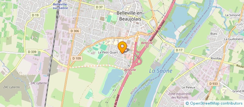 localisation de l'entreprise LA BICYCLETTE BLEUE  JOYEUX