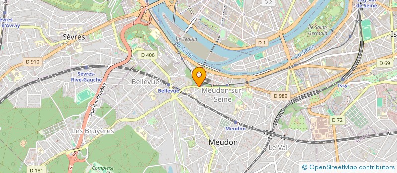 localisation de l'entreprise LA BICYCLETTE DES PARENTS  MEUDON
