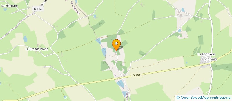 localisation de l'entreprise LA BIDOUILL'RIE  LE CHATELET