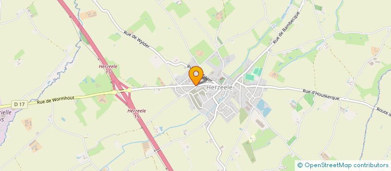 localisation de l'entreprise LA BIEN PORTANTE à HERZEELE
