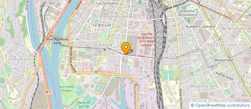 localisation de l'entreprise LA BIENNALE DE LYON à LYON