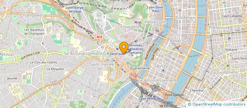 localisation de l'entreprise LA BIENNALE DES LIONS à LYON