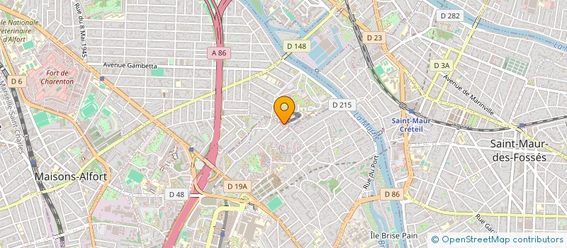 localisation de l'entreprise LA BIENVENUE  CRETEIL