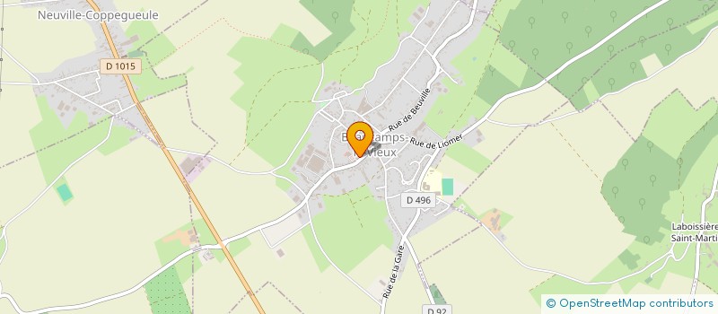 localisation de l'entreprise LA BIENVENUE  BEAUCAMPS-LE-VIEUX