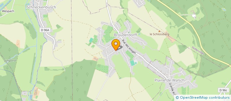 localisation de l'entreprise LA BIENVENUE  BROUDERDORFF