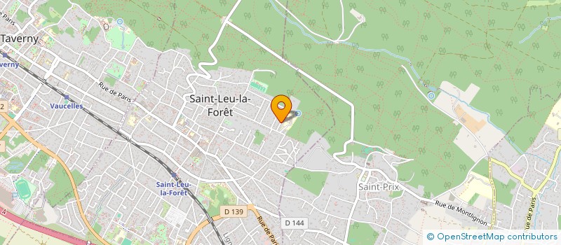 localisation de l'entreprise LA BIENVENUE  SAINT-LEU-LA-FORET