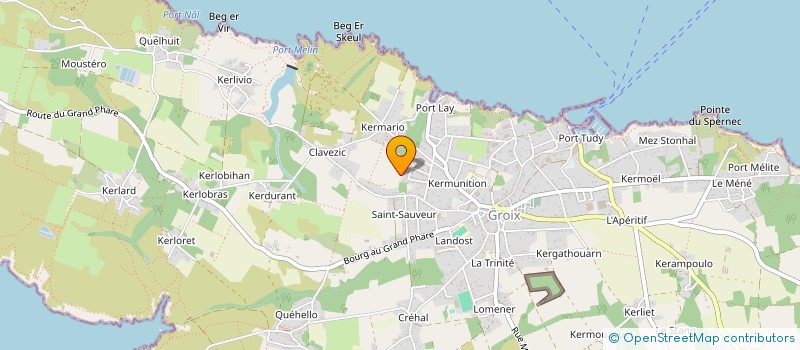 localisation de l'entreprise LA BIERE DE GROIX  GROIX