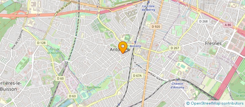 localisation de l'entreprise LA BIEVRE à ANTONY