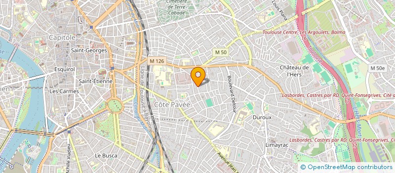 localisation de l'entreprise LA BIGBOCA à TOULOUSE