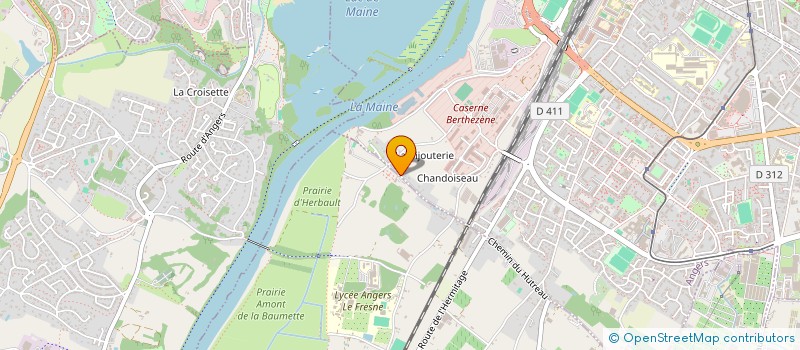 localisation de l'entreprise LA BIGEOTTIERE à ANGERS