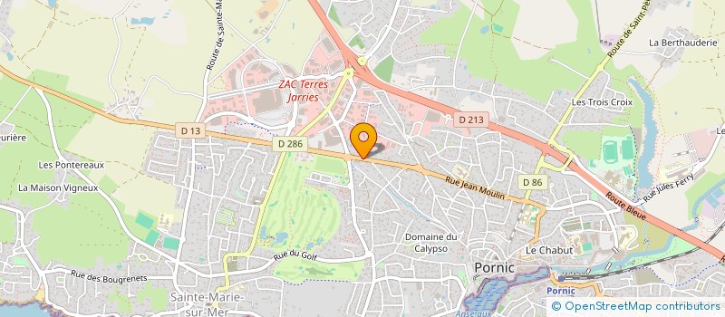 localisation de l'entreprise LA BIGNONNE  PORNIC