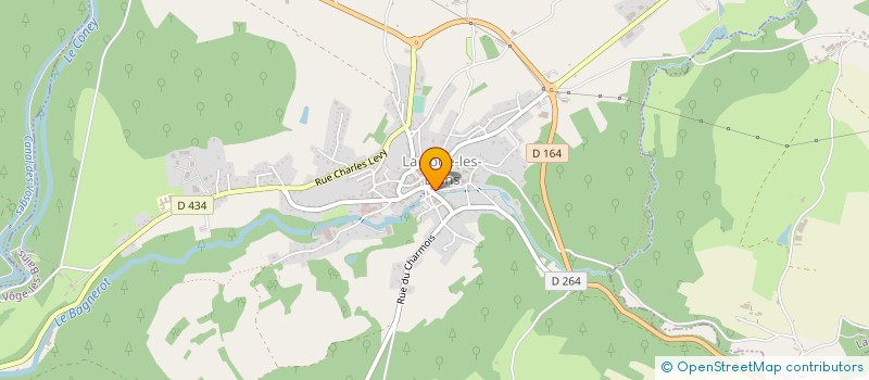 localisation de l'entreprise LA BIGORNE GEORGEL ET CIE à VITTEL
