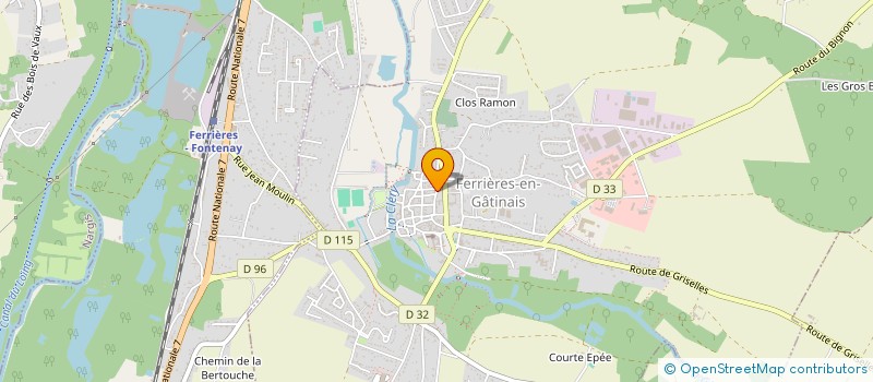 localisation de l'entreprise LA BIGOTERT  FERRIERES-EN-GATINAIS
