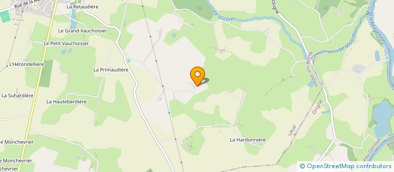 localisation de l'entreprise LA BIGOTTIERE  NUILLE-SUR-VICOIN