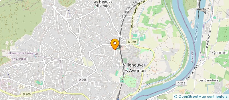 localisation de l'entreprise LA BIGOU D'EN  VILLENEUVE-LES-AVIGNON