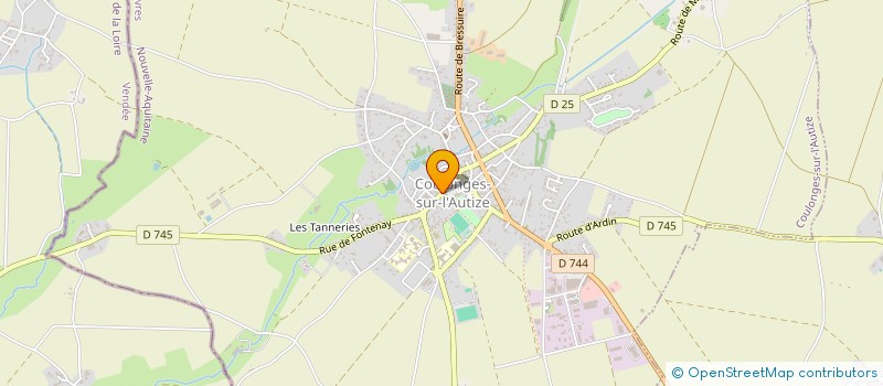localisation de l'entreprise LA BIGOUDENE à COULONGES-SUR-L'AUTIZE