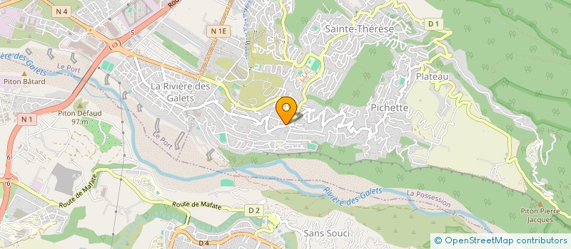 localisation de l'entreprise LA BIGOUDENNE à LA POSSESSION