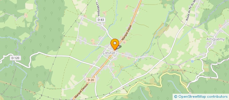 localisation de l'entreprise LA BIGOURDANE  CIEUTAT