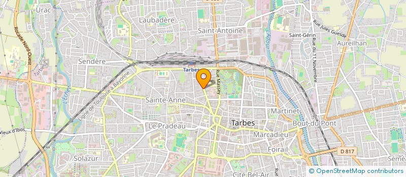 localisation de l'entreprise LA BIGOURDANE  TARBES