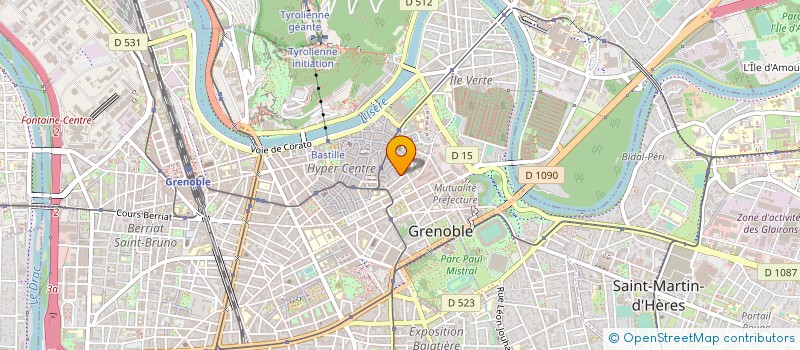 localisation de l'entreprise LA BIJOUGALERIE  GRENOBLE