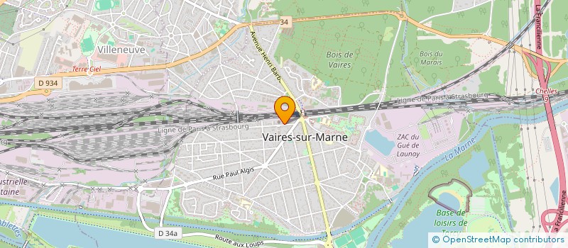 localisation de l'entreprise LA BIJOUTERIE DU MILLENIUM à VAIRES-SUR-MARNE
